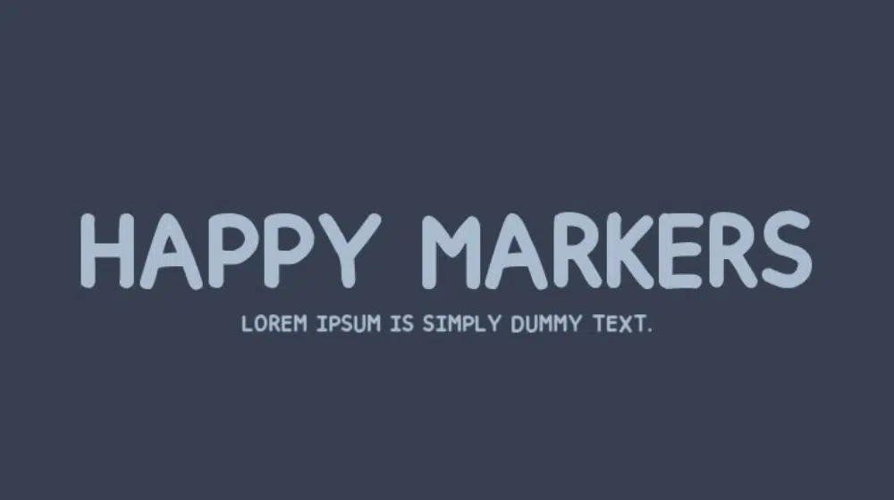 Best Comic fonts for designers: Happy Makers