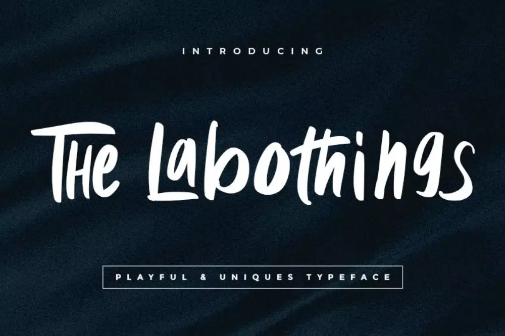 Best Comic fonts for designers: Labothing