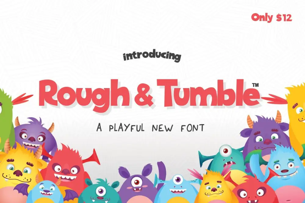 Best Comic fonts for designers: Rough & Tumble