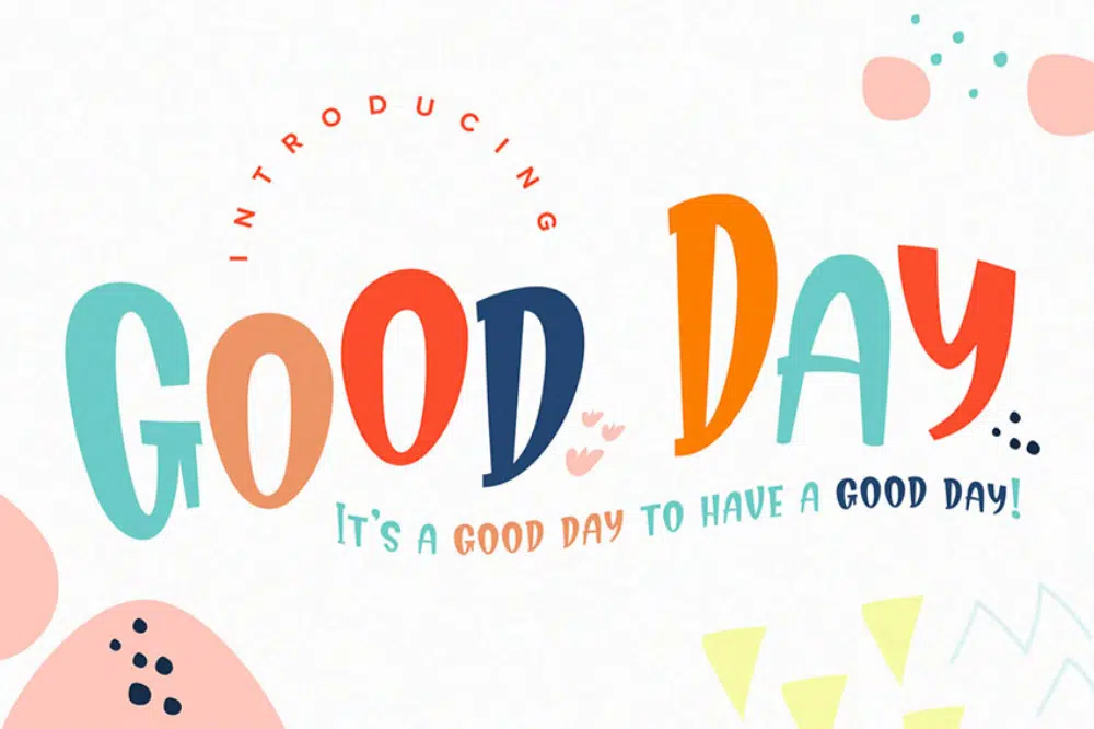 Best Comic fonts for designers: Good Day Retro