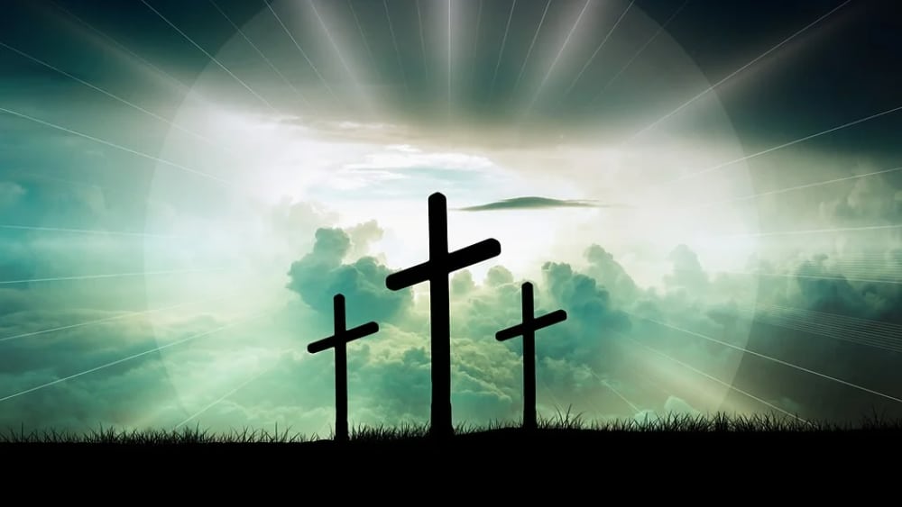 Free Church Backgrounds for Designers: Well Designed Cross Graphic