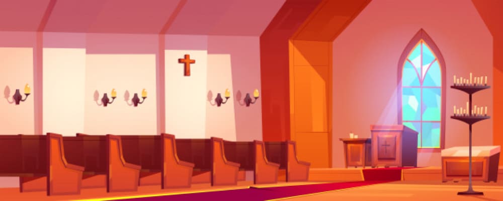 25 Free Church Backgrounds for Designers: Church Interior Background