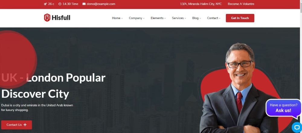 14 WordPress Themes For Government Portals: Hisfull