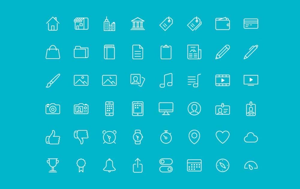 Line Design Icon sets for Your Collection: Bubbles Icons