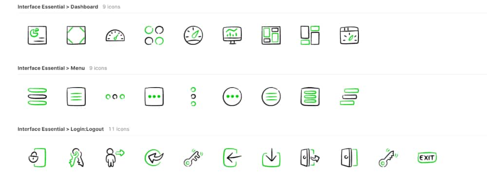 Line Design Icon sets for Your Collection: Streamline