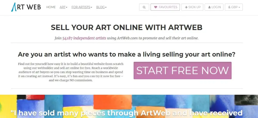 Best Websites to Sell Your Graphic Design Assets: Art Web