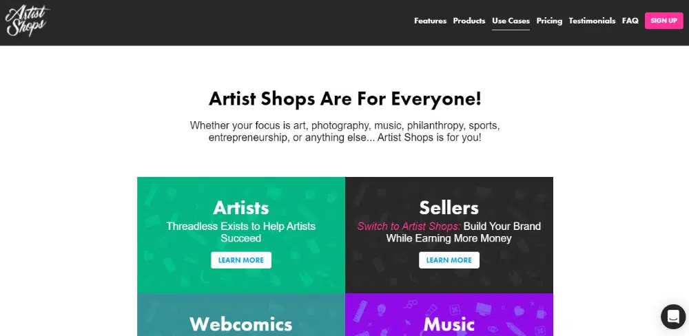 Best Websites to Sell Your Graphic Design Assets: Artist Shop