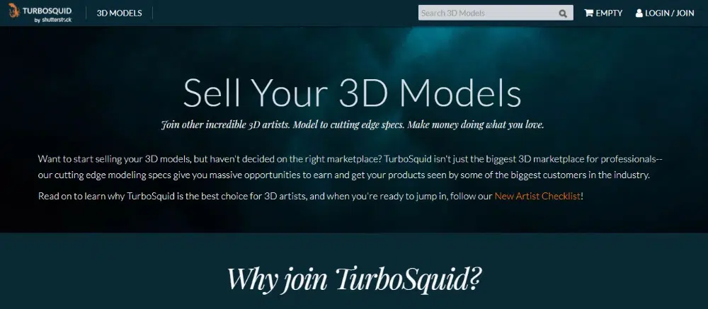 Best Websites to Sell Your Graphic Design Assets: TurboSuid