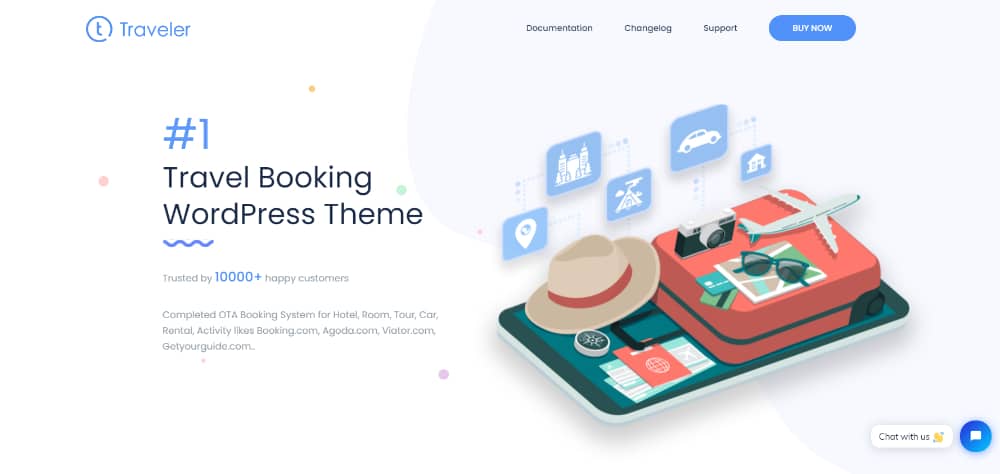Beautiful WordPress Themes for Vacation Rental Websites: Travel Booking