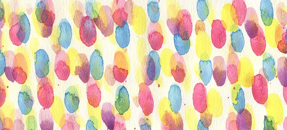 Free Beautiful Watercolor Textures & Patterns for Designers: Thumbprint Pattern