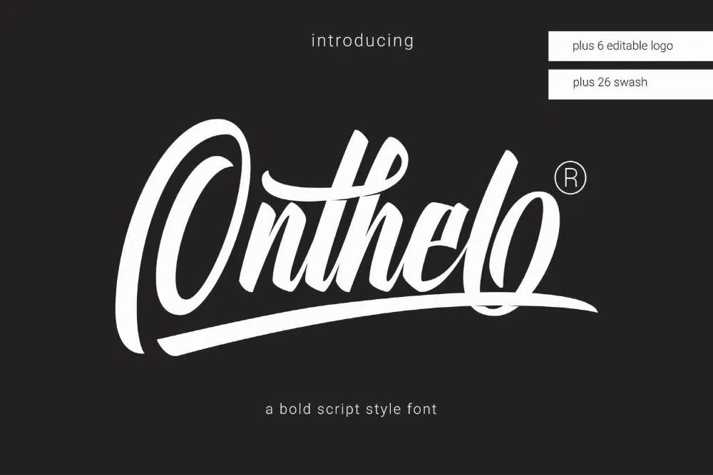 Free Cinematic Fonts for Videos: Onthelo