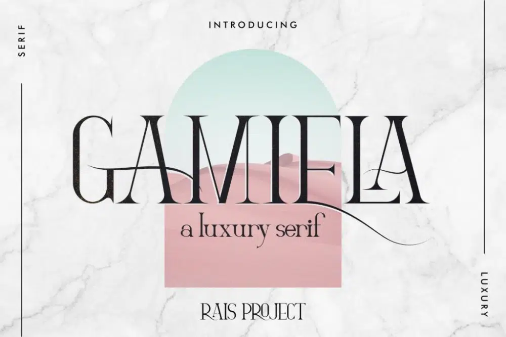 Best Fonts for Brochures & Flyers: Gamiela