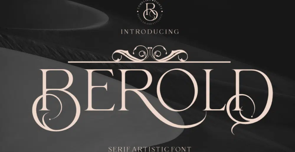 Free Cinematic Fonts for Videos: Berold