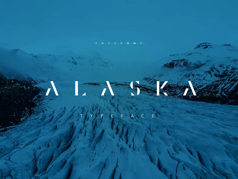Free Industrial Fonts for Designers: Alaska