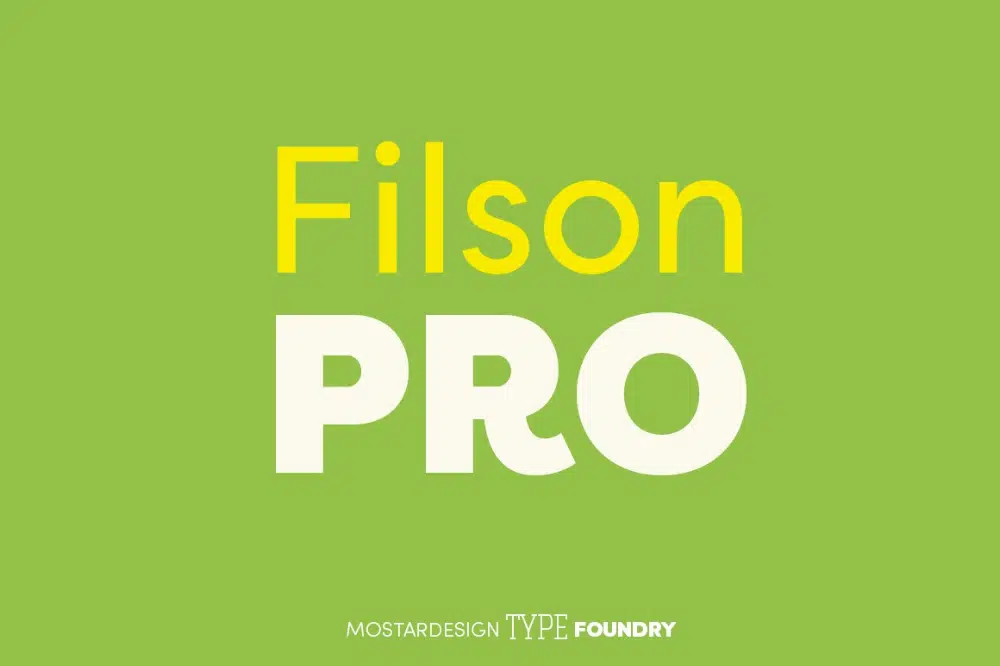 Best Fonts for Brochures & Flyers: Filson