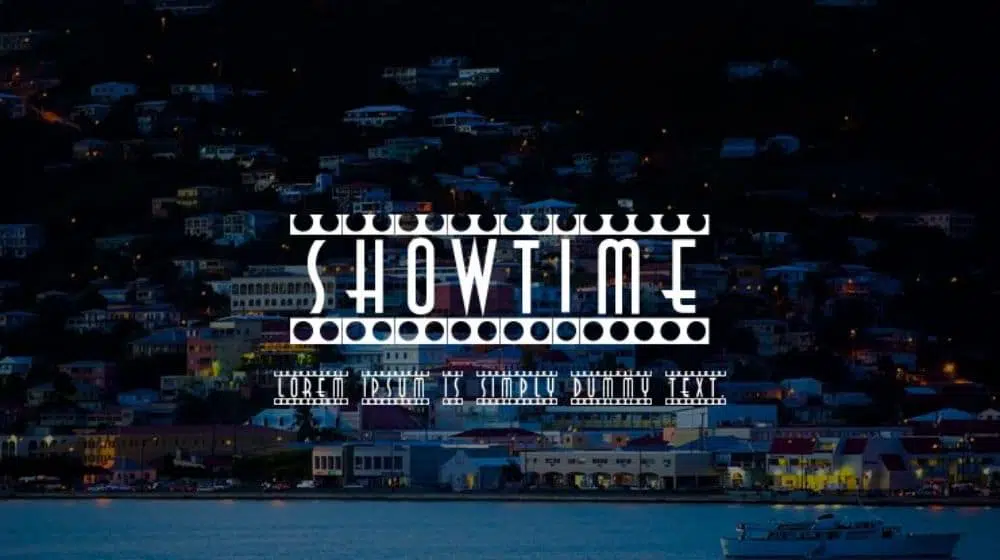 Free Cinematic Fonts for Videos: Showtime