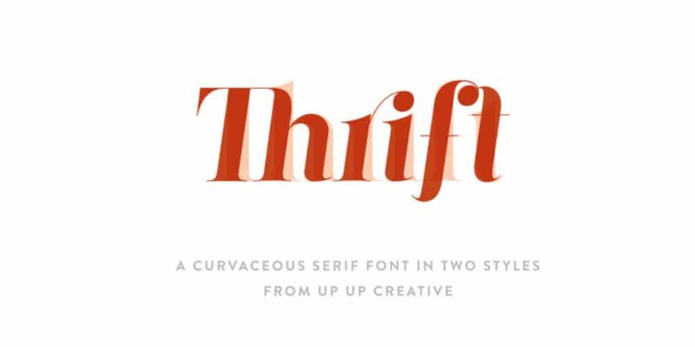 Best Fonts for Brochures & Flyers: Thrift