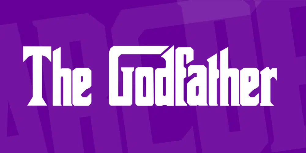 Free Cinematic Fonts for Videos: Godfather Font