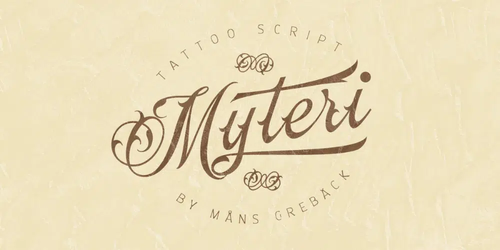 Free Cinematic Fonts for Videos: Godfather Myteri