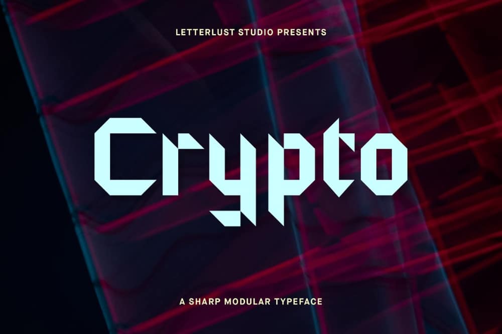 Amazing Crypto Currency Design Assets For Designers: Crypto Font