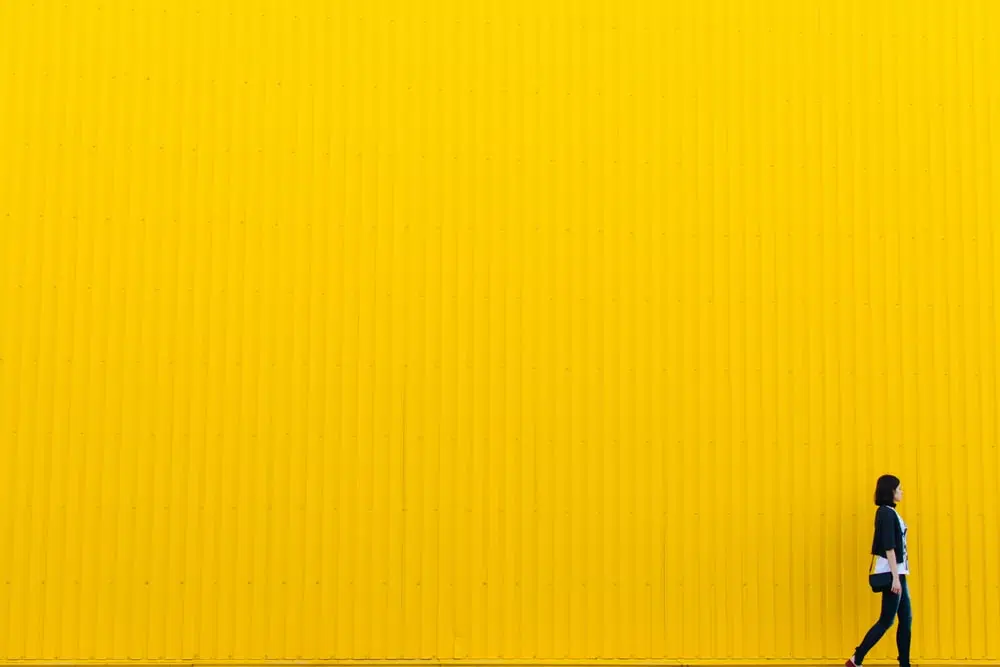 Amazing Free Monochromatic Images for Backgrounds: Yellow Wall