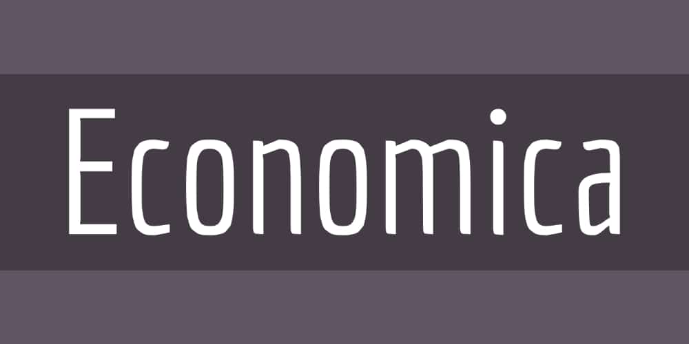 Most Used Fonts for Brochure Designing: Economica