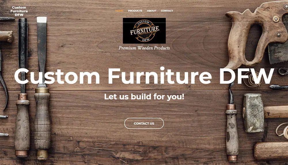 Tips For Creating Furniture Websites: Furniture Website Example Customfurnituredfw.com