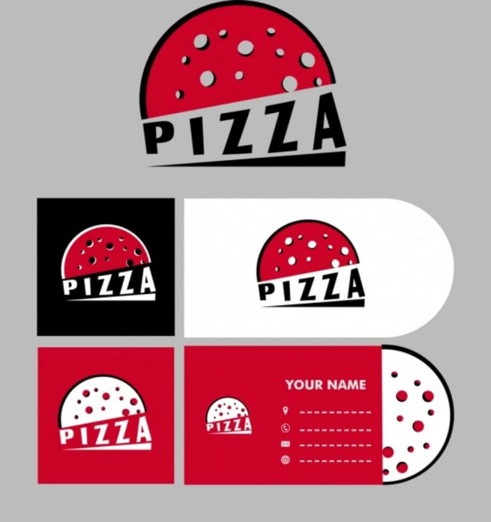 Free Highly Useful Food Logo Templates: Pizza