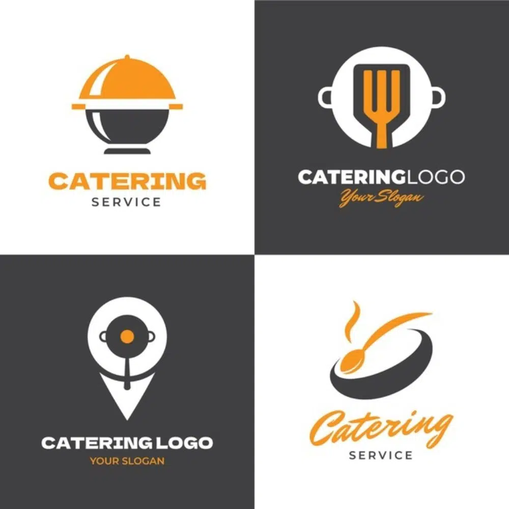 Free Highly Useful Food Logo Templates: Catering Logo