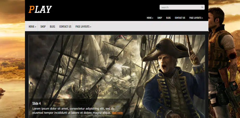 WordPress themes for Game Developers: Play