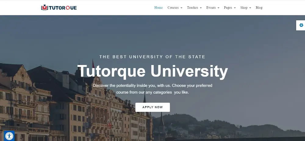 Awesome WordPress Themes for Colleges & Universities: Tutorque