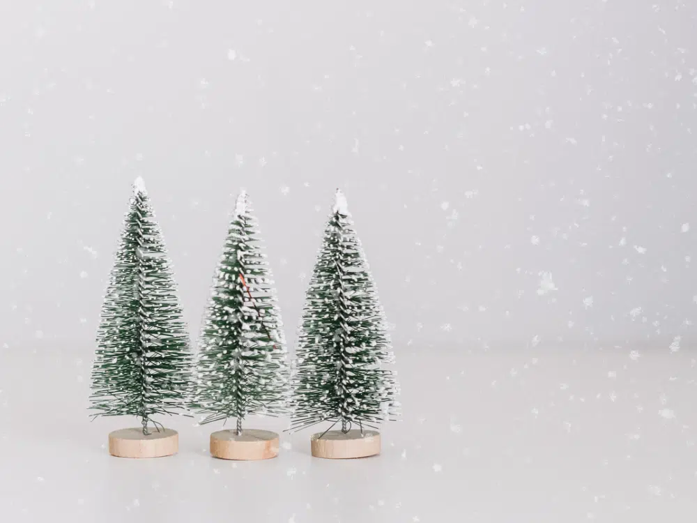 Best Free Christmas Design Assets for Designers: Miniature Christmas Trees