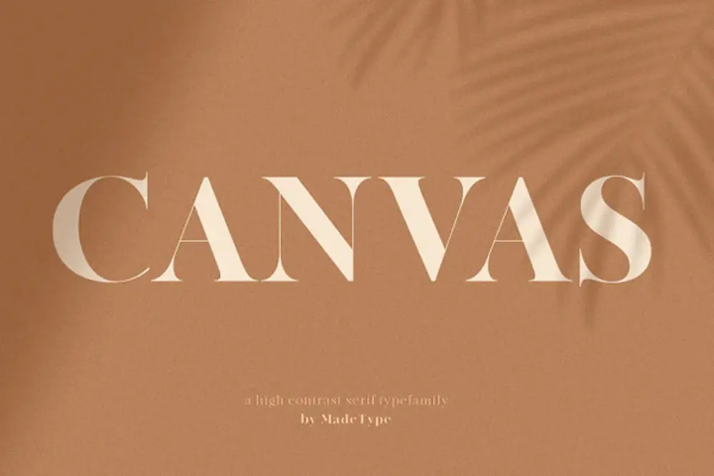 Free Strong Fonts for Website Headers: Made Canvas