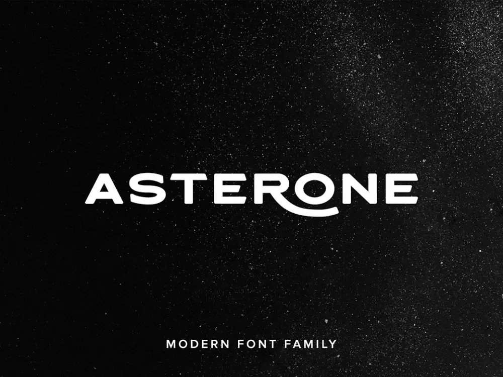Free Strong Fonts for Website Headers: Asterone