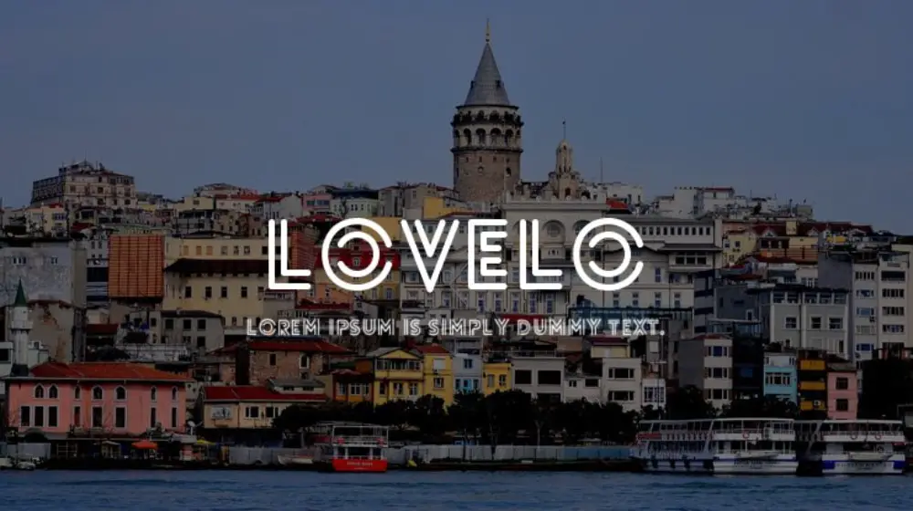 Free Strong Fonts for Website Headers: Lovelo