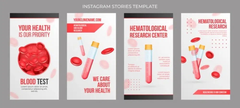 Free Design Assets for Healthcare Designers: Instagram Stories Template