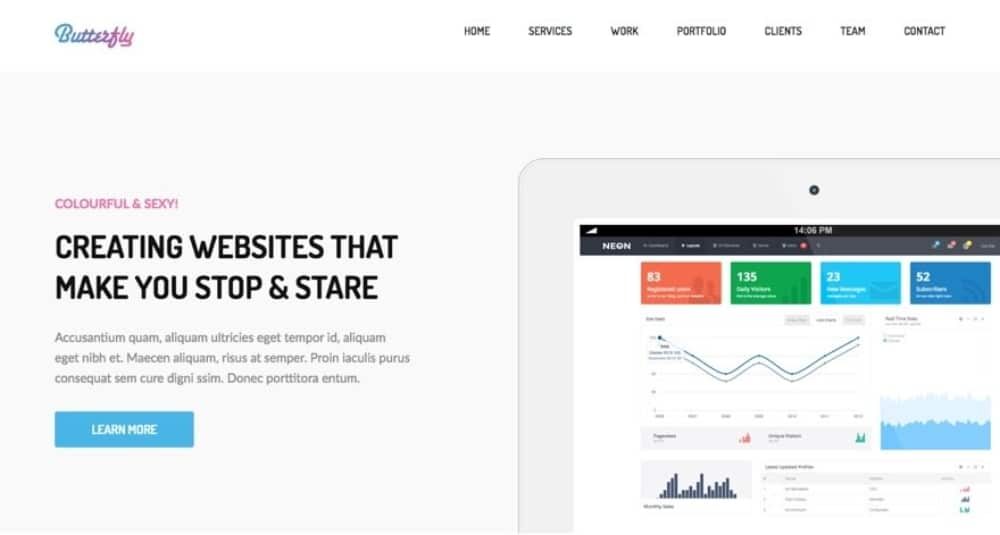 Best Free HTML Landing Pages for 2022: Multipurpose Bootstrap Landing Page