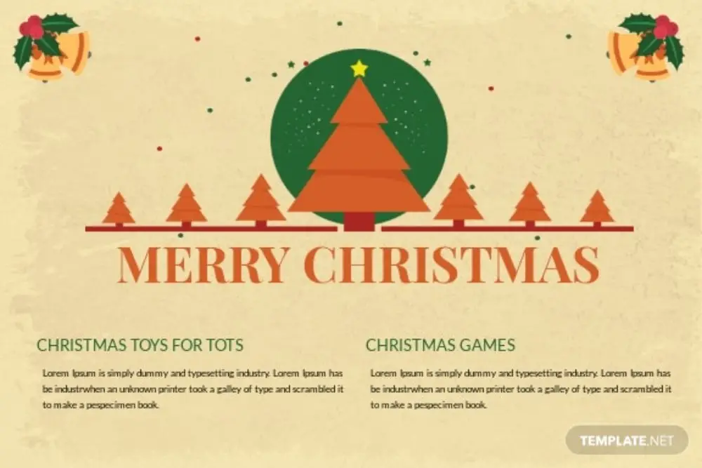 Creative Postcard Templates for the Holiday Season: Merry Christmas Invitation Postcard