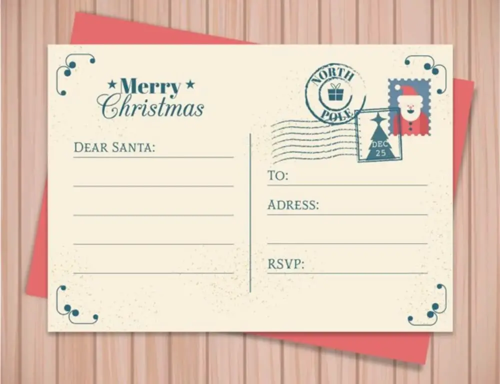 Creative Postcard Templates for the Holiday Season: Ready To Print Christmas Card