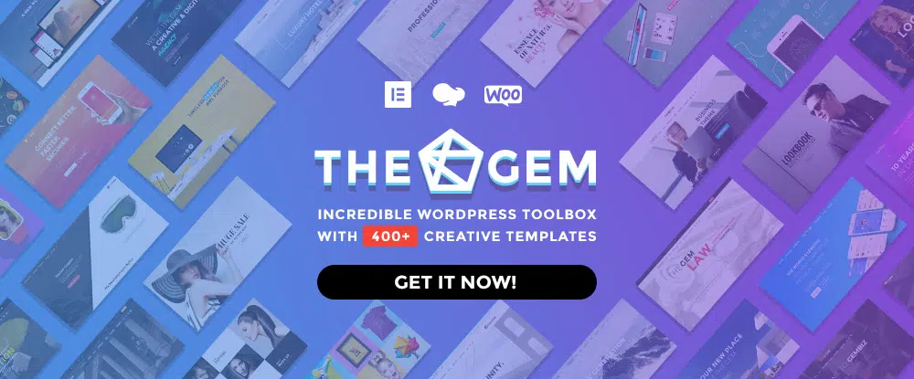 5. TheGem – Creative Multi-Purpose & WooCommerce WordPress Theme