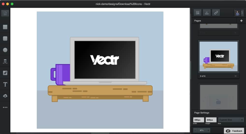 Vectr : 10 Best Free Graphic Design Software Online 