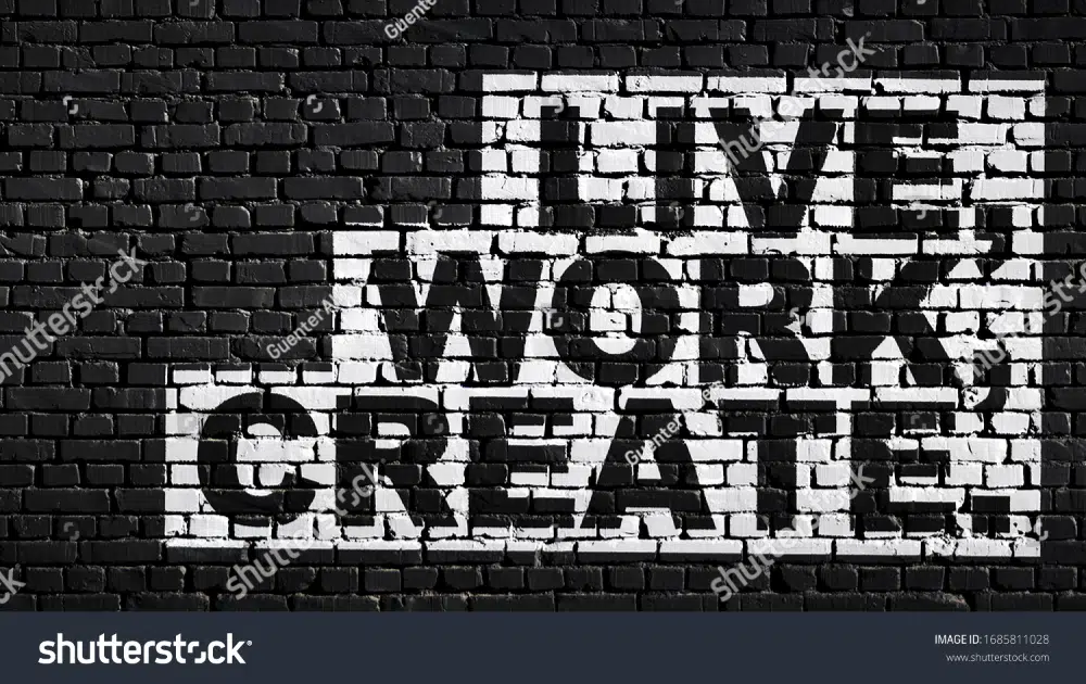 Free Motivational Wallpapers to have for 2022: "Live, Work, Create"