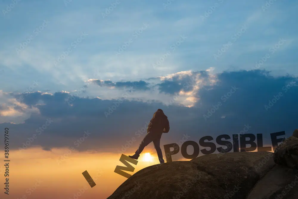 Free Motivational Wallpapers to have for 2022: Impossible Becomes "Possible"