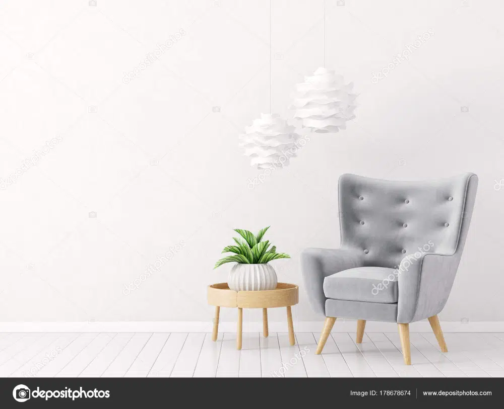 Free Stock Images to use for Website Hero Images:  Minimal Furniture Store Header