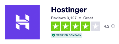 Hostinger Trustpilot Reviews