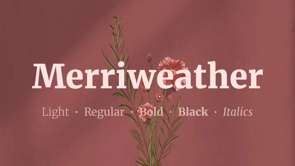 Merriweather - web safe font