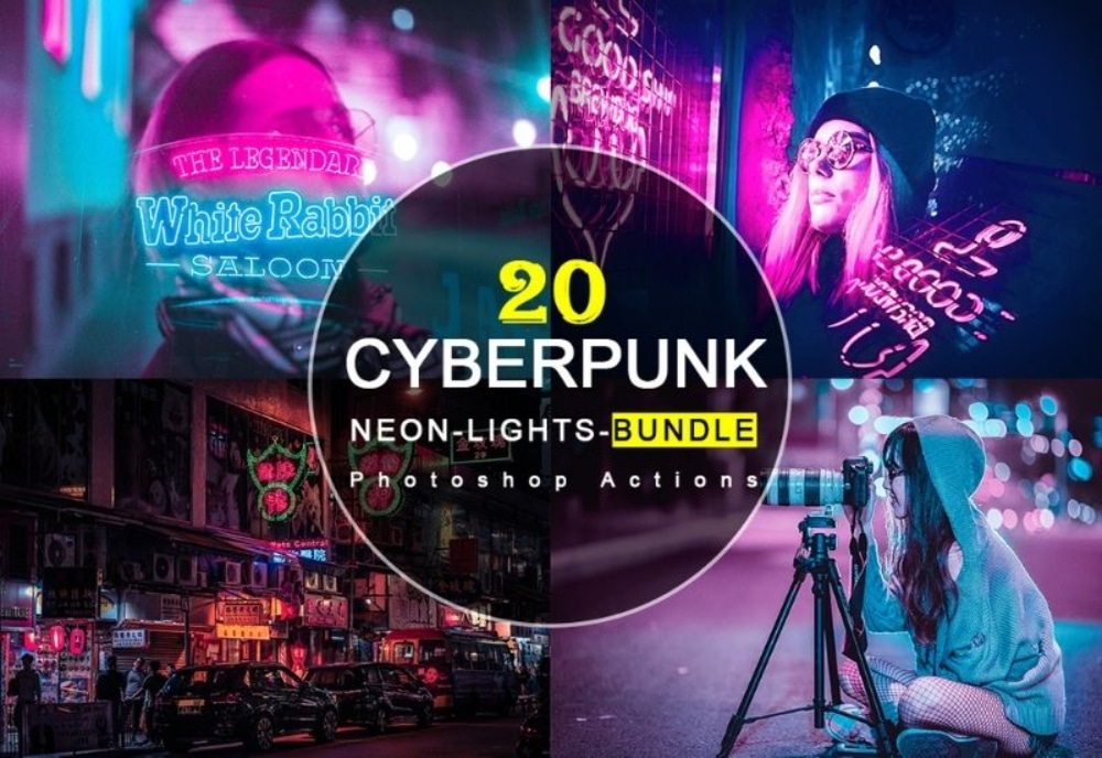 20-In-1 Cyberpunk Neon Lights