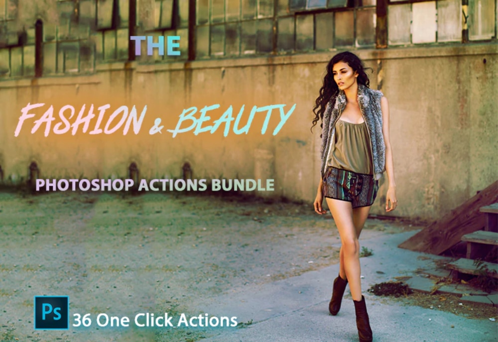 Exclusive Fashion & Beauty Photoshop Actions