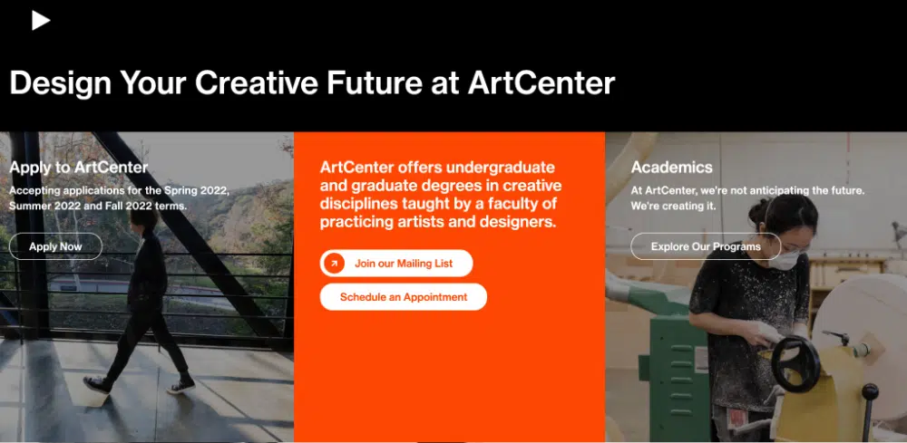 ArtCenter College of Design - 10 Best Graphic Design Schools in the USA