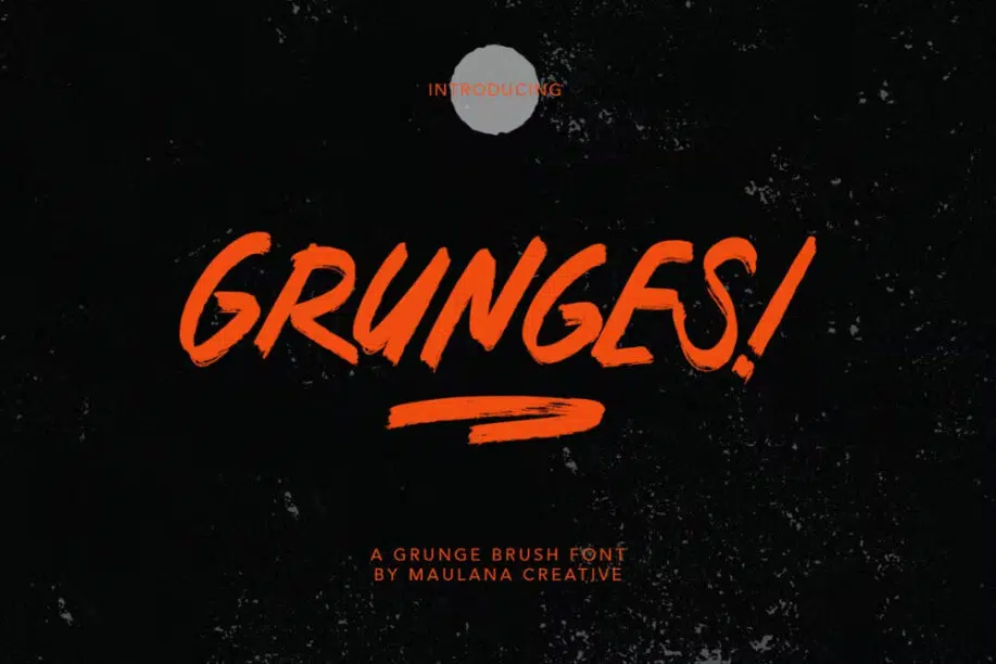 Grunges Grunge Brush Font